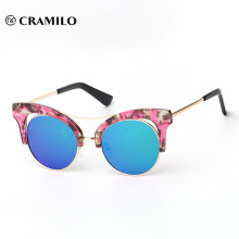 Cramilo chaud vente cateye lunettes de mode personnalisées